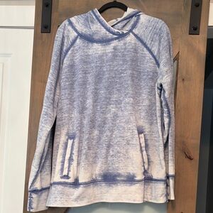 Purple and White Hoodie Women’s Size 1X